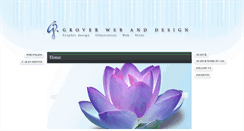 Desktop Screenshot of groverwebanddesign.com