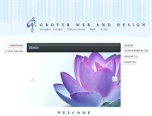 Tablet Screenshot of groverwebanddesign.com